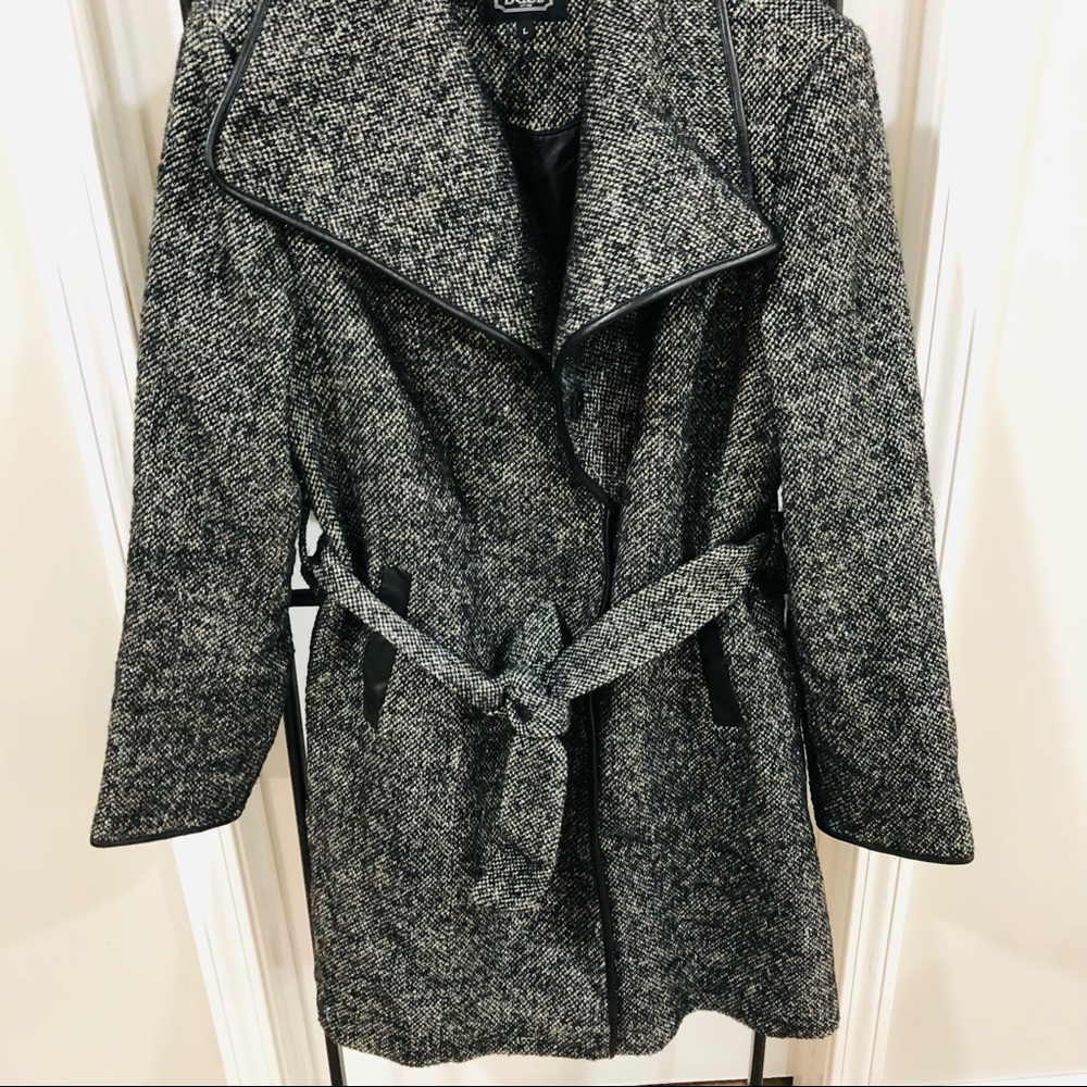 BGSD Black Sparkly Tie Coat - Picture 10 of 14